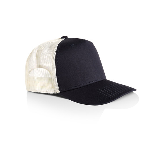 NAVY_ECRU - SIDE stock-contrast-trucker-navy_ecru-side